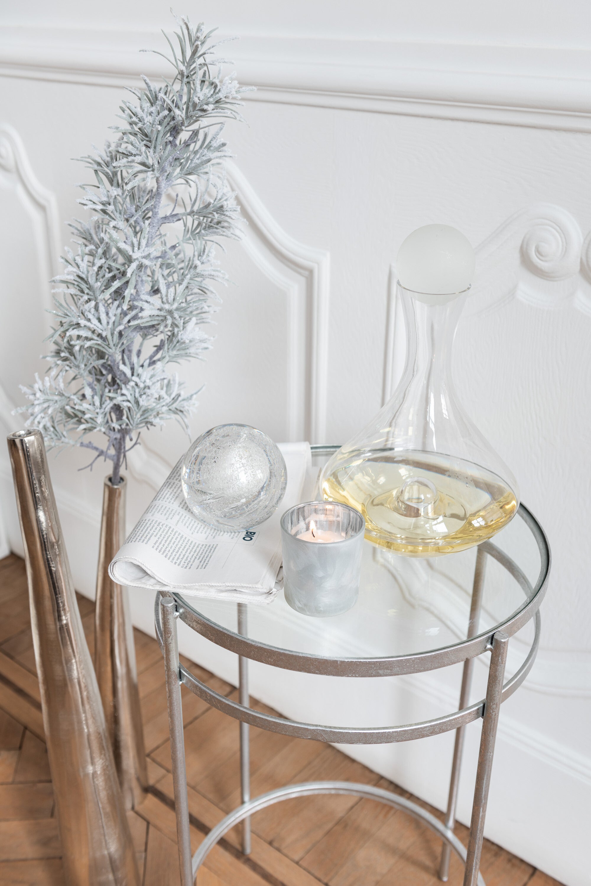 Fab Gifts | J-Line Modern Curved Glass Carafe by Weirs of Baggot Street