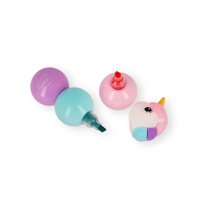 Back to School | Legami 3-In-1 Highlighter - Unicorn by Weirs of Baggot Street