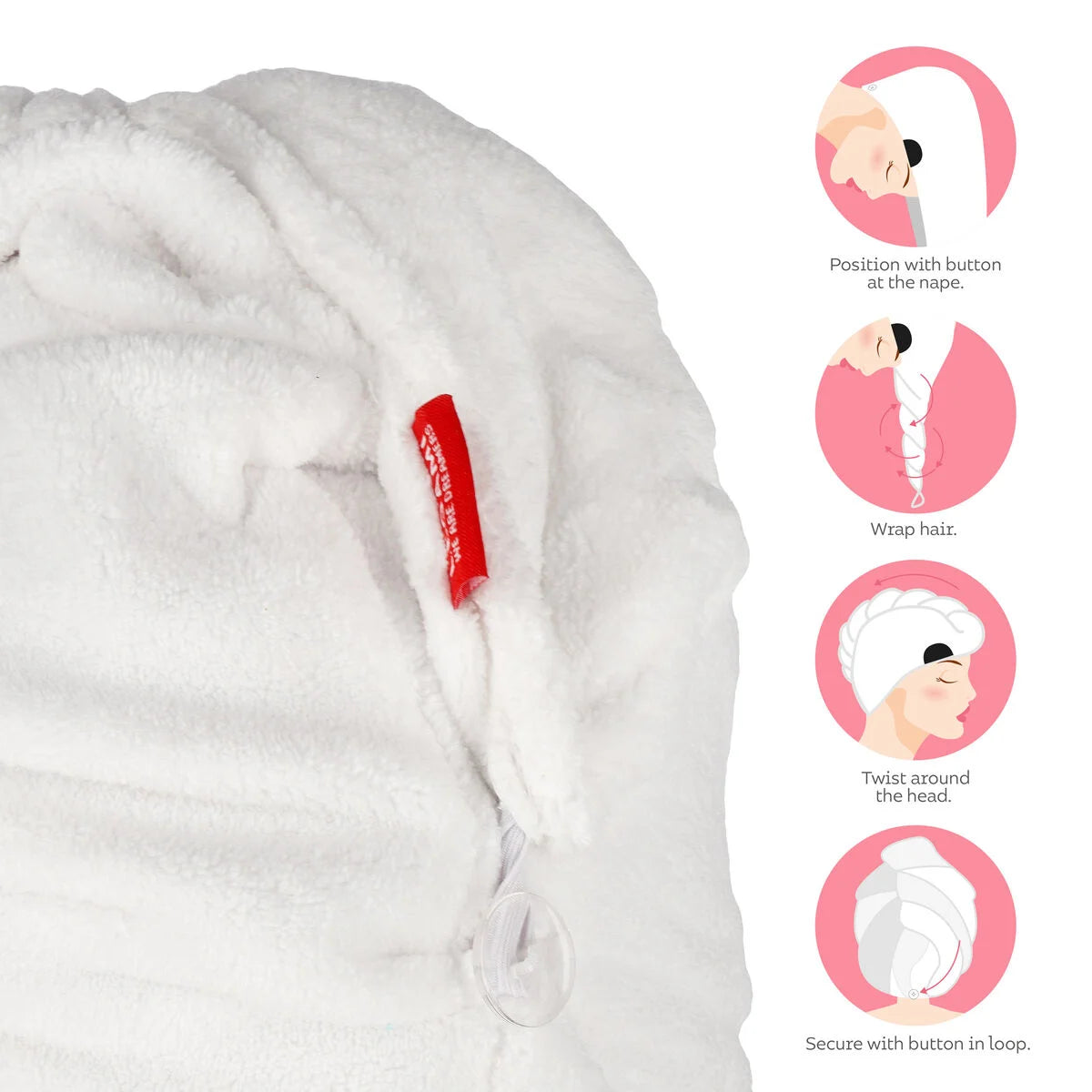 Beauty | Legami Love My Hair Hair Turban Panda by Weirs of Baggot Street