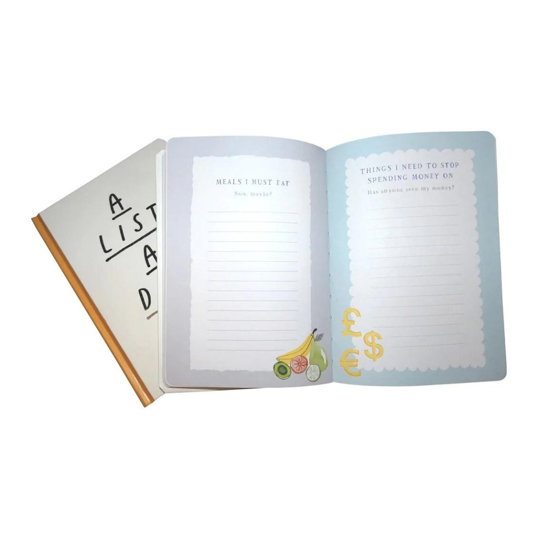 Brilliant Books _ A5 Purposeful A List a Day - A Journal for List Lovers by Weirs of Baggot Street