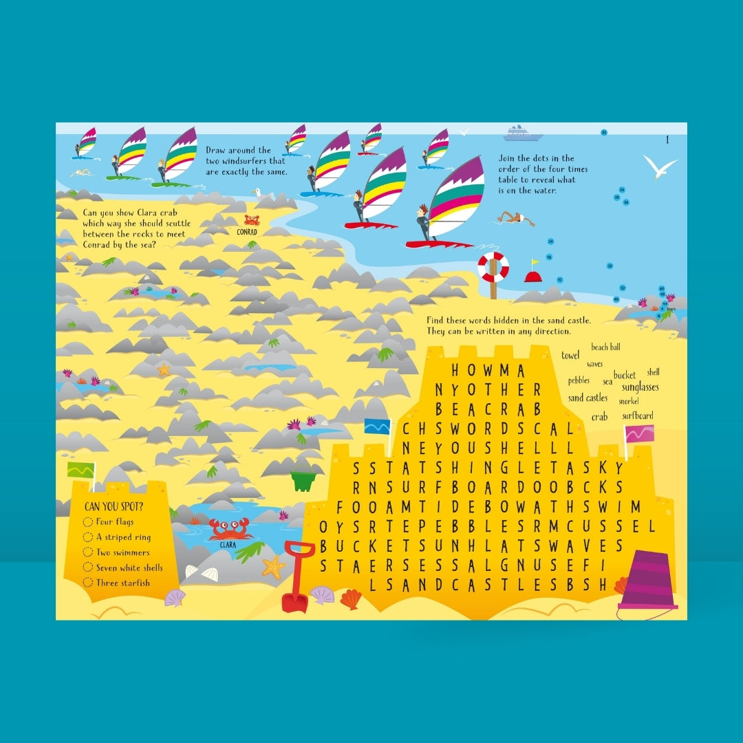 Bubs & Kids Little Bookworms Usborne Big Puzzle Pad by Weirs of Baggot Street