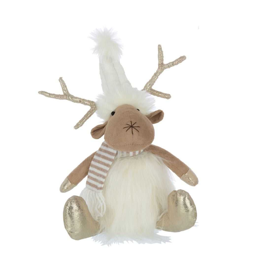 Christmas | J-Line Reindeer Standing Sitting 2 Assorted by Weirs of Baggot Street