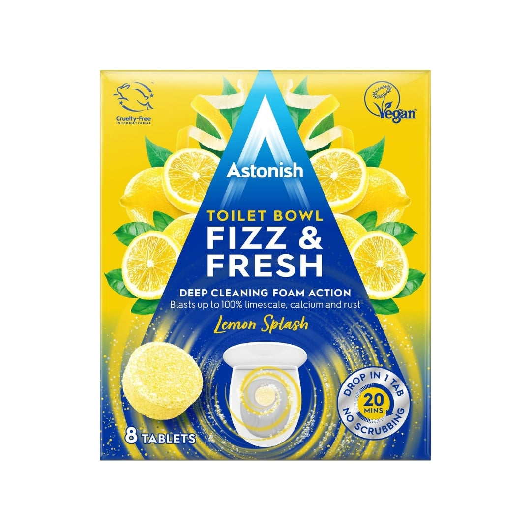 Cleaning Accessories Astonish Toilet Bowl Fizz&Fresh Lemon by Weirs of Baggot Street