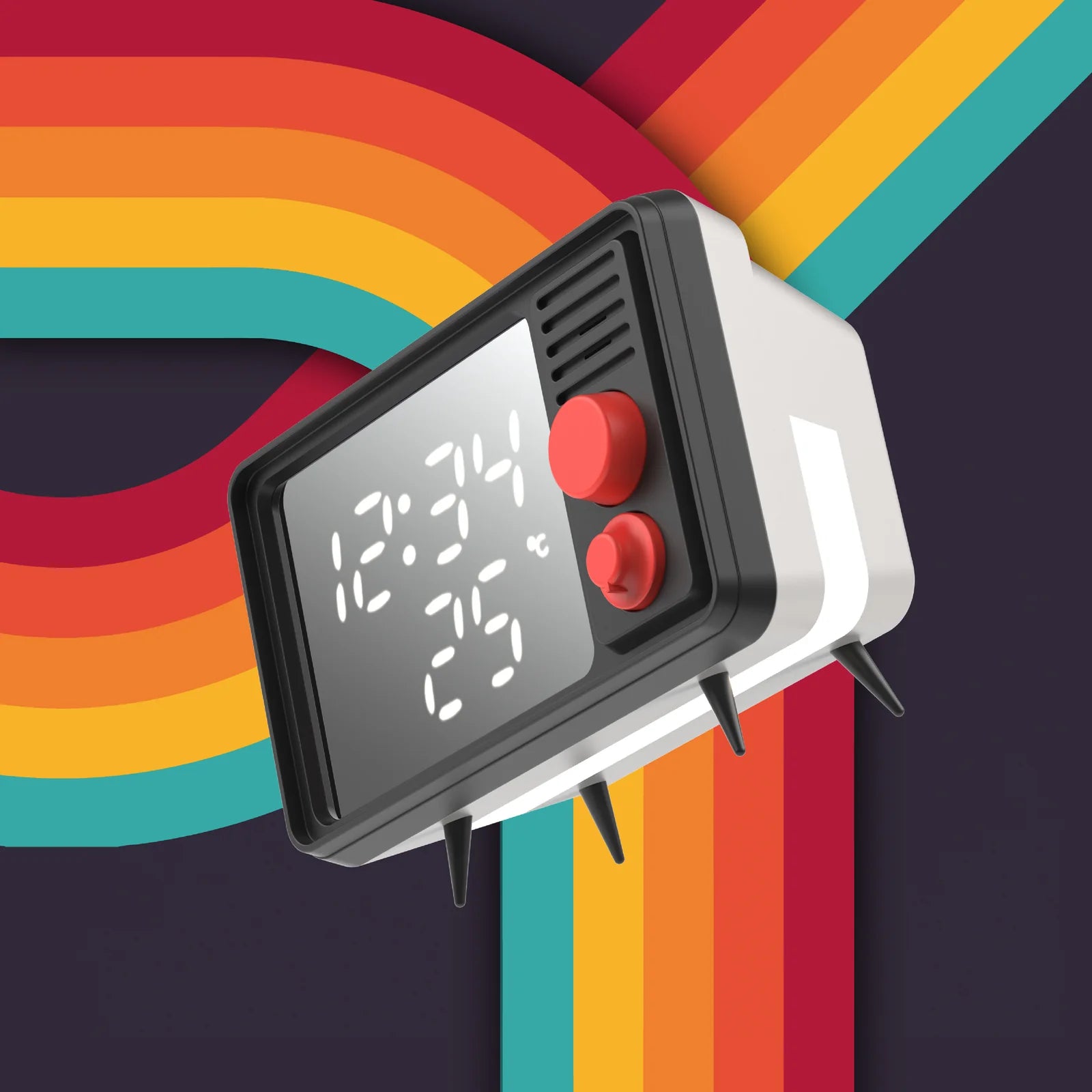 Clever Gadgets | MOB Vintage TV Alarm Clock by Weirs of Baggot Street
