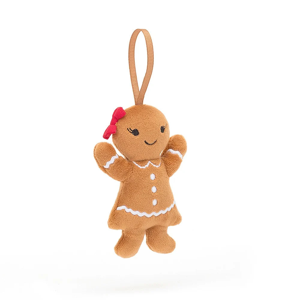 Jellycat Festive Folly Christmas Gingerbread Ruby