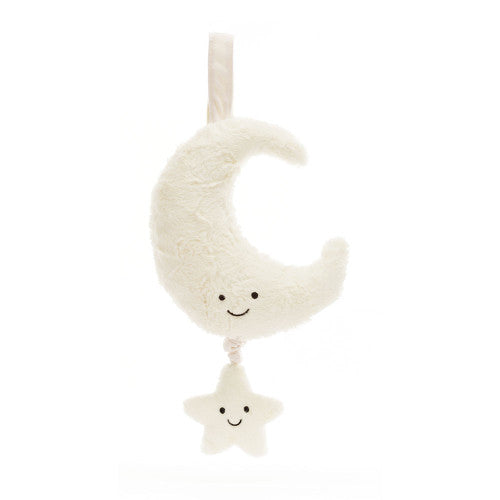Fab Gifts | Jellycat Amuseables Moon Musical Pull by Weirs Gifts