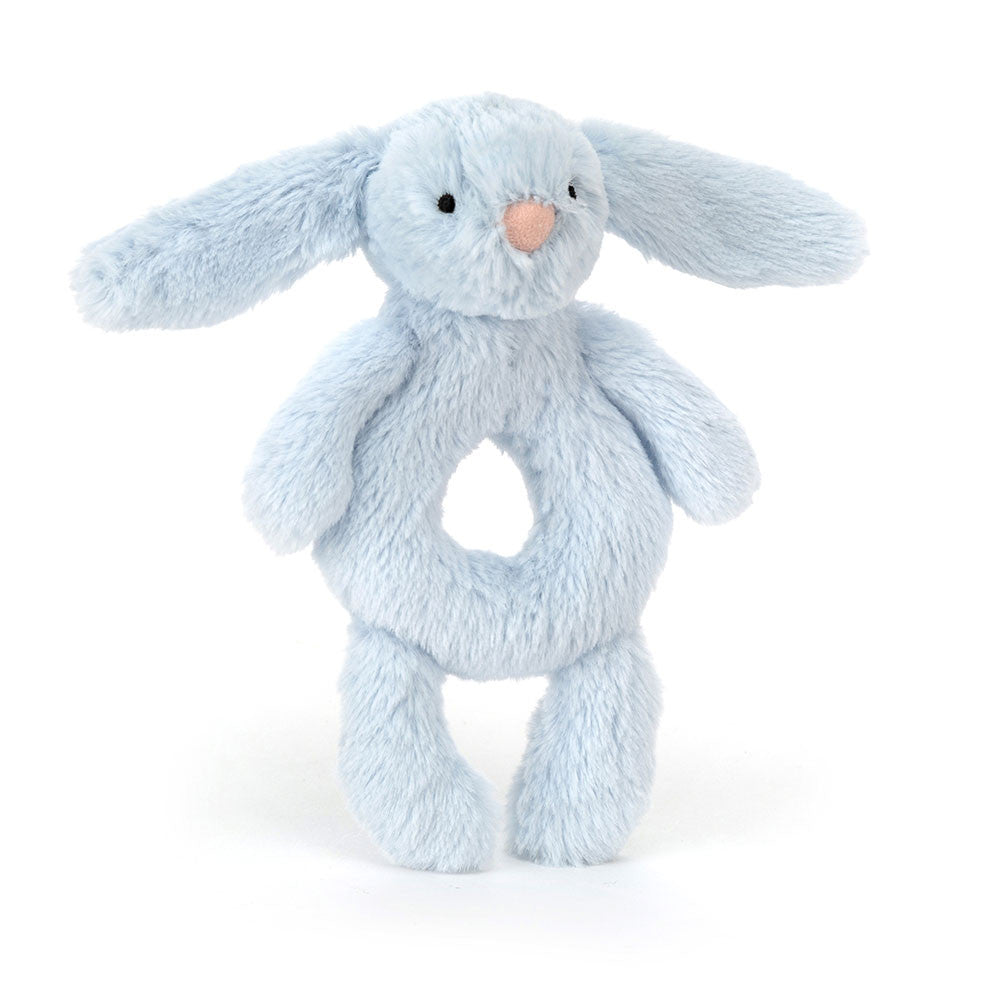 Fab Gifts | Jellycat Bashful Bunny Ring Rattle by Weirs Gifts