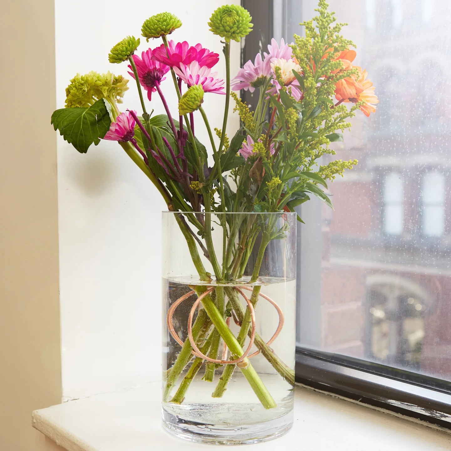 Fab Gifts | Kikkerland Copper Flower Frog by Weirs of Baggot Street