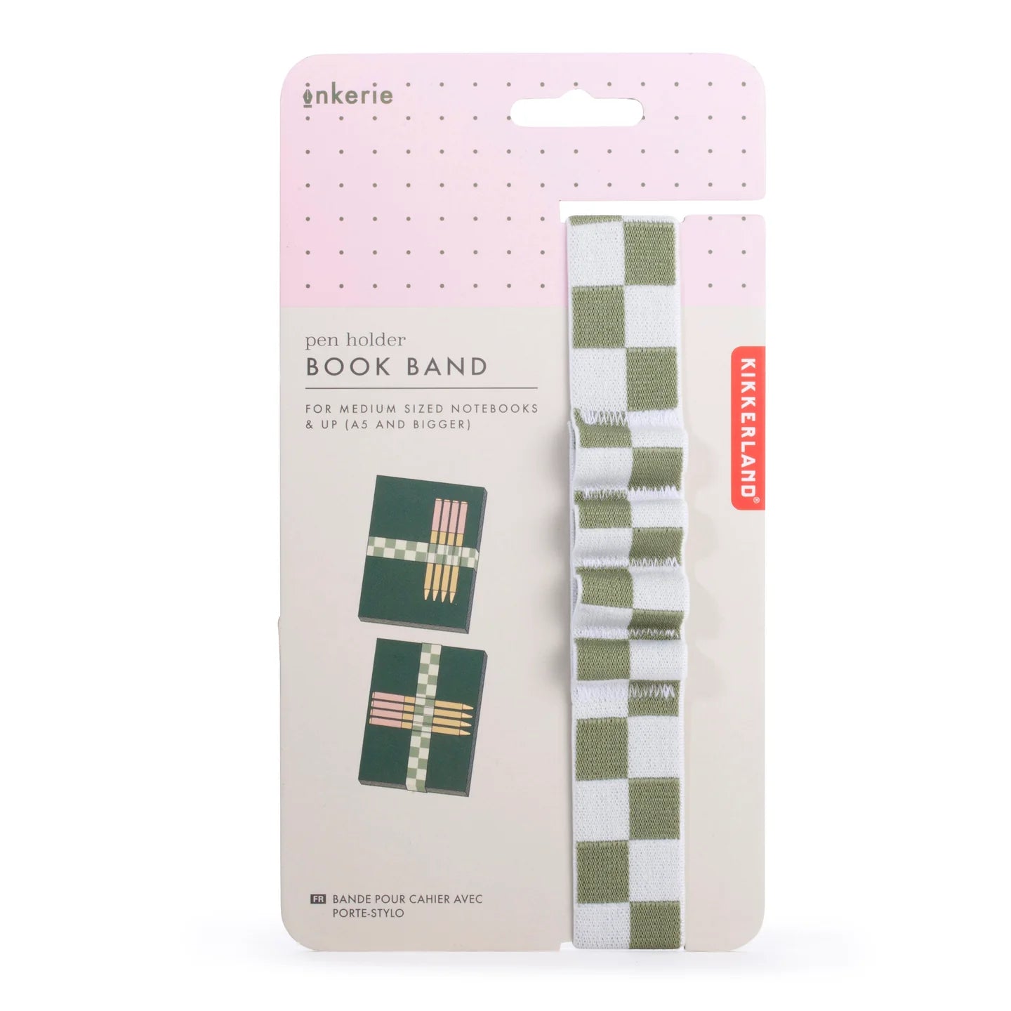 Fab Gifts | Kikkerland Green Pen Holder Book Band by Weirs of Baggot Street