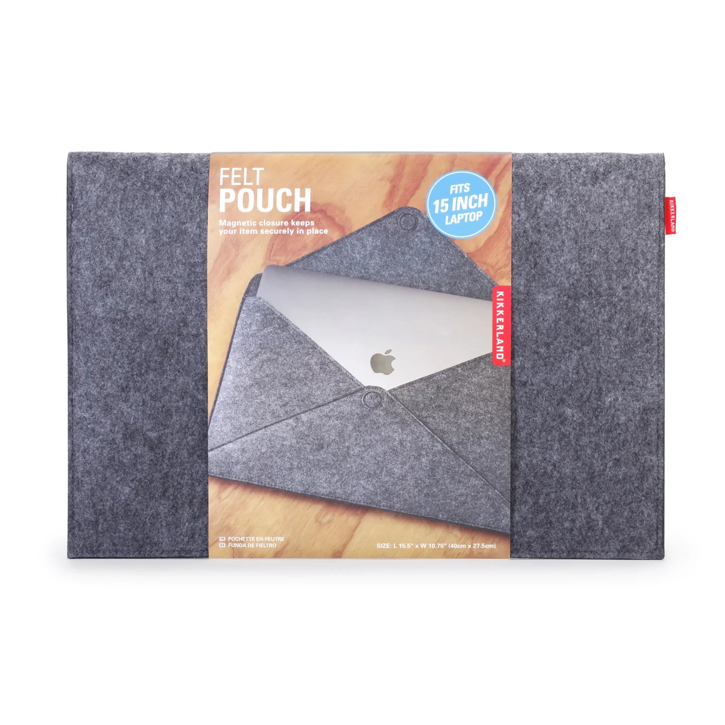Fab Gifts | Kikkerland Large Felt Pouch by Weirs of Baggot Street