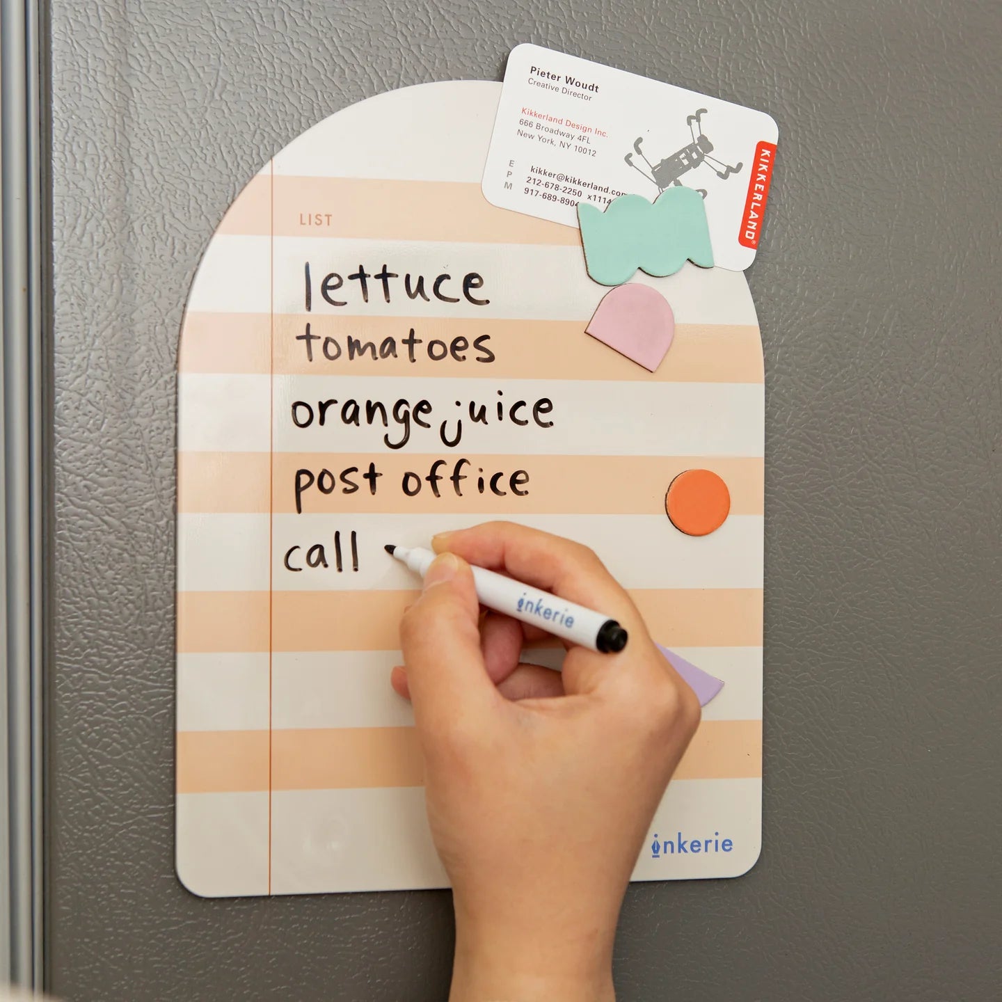 Fab Gifts | Kikkerland Magnetic Dry Erase List Memo Board by Weirs of Baggot Street