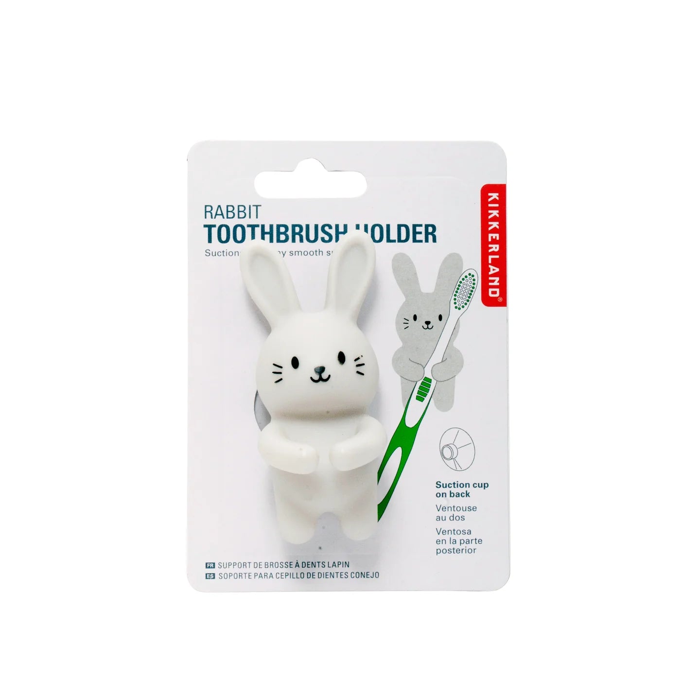 Fab Gifts | Kikkerland Rabbit Toothbrush Holder by Weirs of Baggot Street