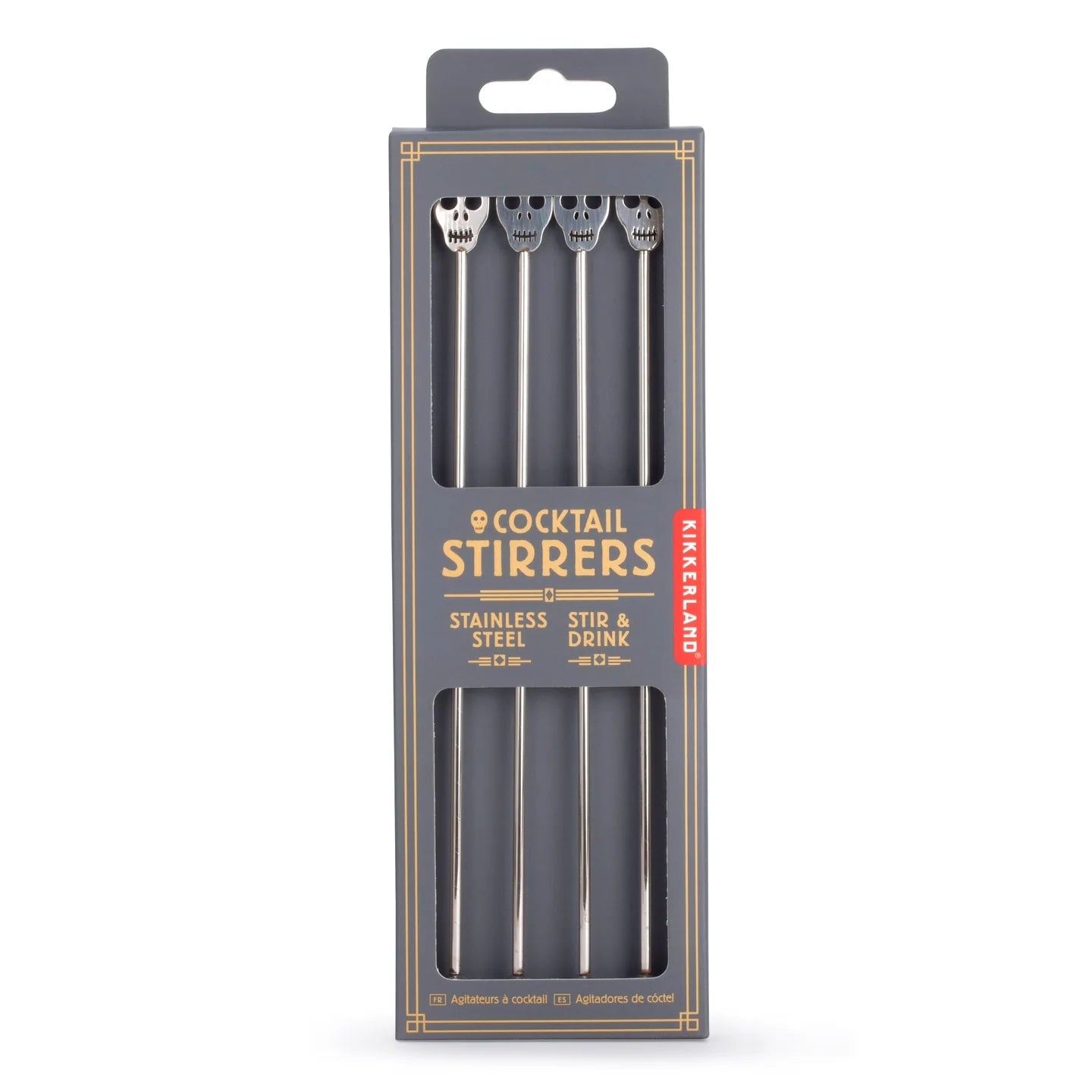 Fab Gifts | Kikkerland Skull Cocktail Stirrers by Weirs of Baggot Street