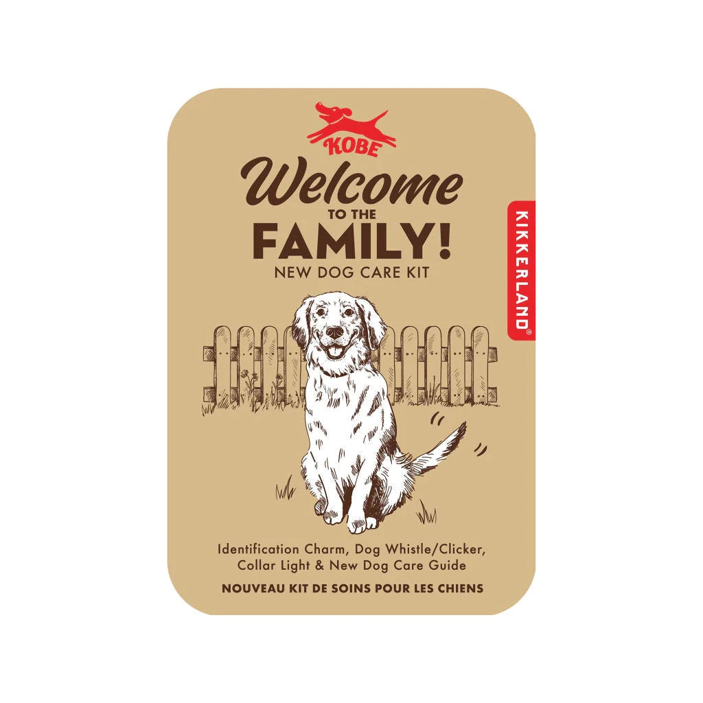 Fab Gifts | Kikkerland Welcome To The Family Dog Kit by Weirs of Baggot Street