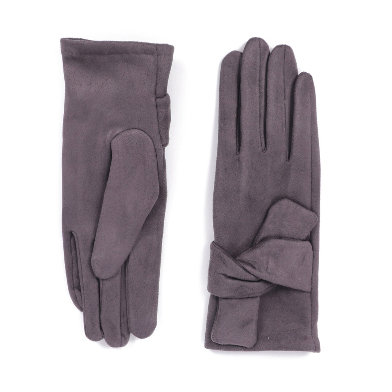 Fab Gifts | Winter Accessories Winter Gloves Alexandra cross-strap Dark Grey by Weirs of Baggot Street