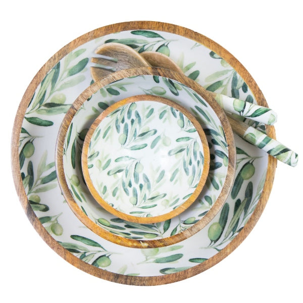 Fab Gifts | byroom mango wood olive green by Weirs Gifts