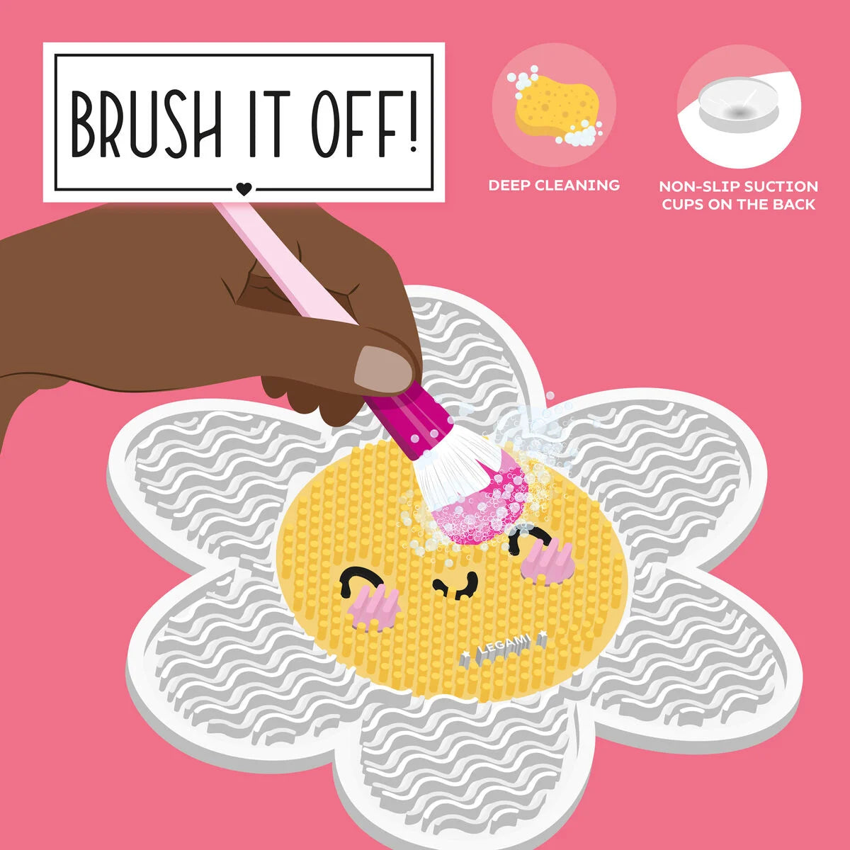 Fabulous Gifts Beauty Legami Make Up Brush Cleaning Pad Daisy by Weirs of Baggot Street