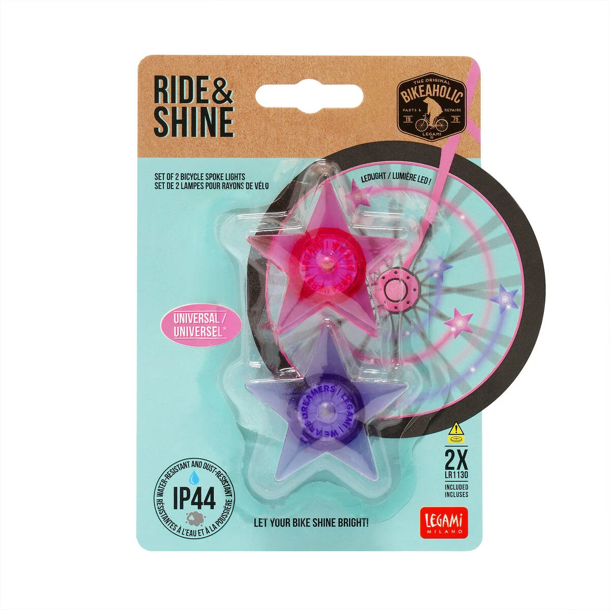 Fabulous Gifts Bike Accessories Legami Set Of 2 Bike Spoke Lights Unicorn by Weirs of Baggot Street