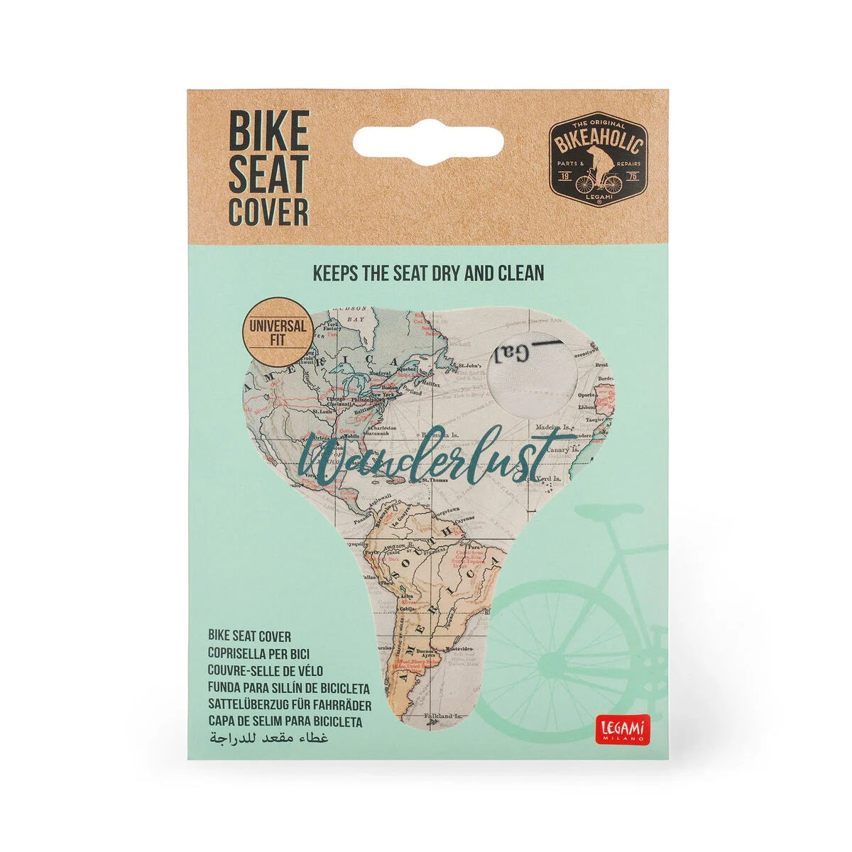 Fabulous Gifts Bike Legami Bike Seat Cover Travel by Weirs of Baggot Street
