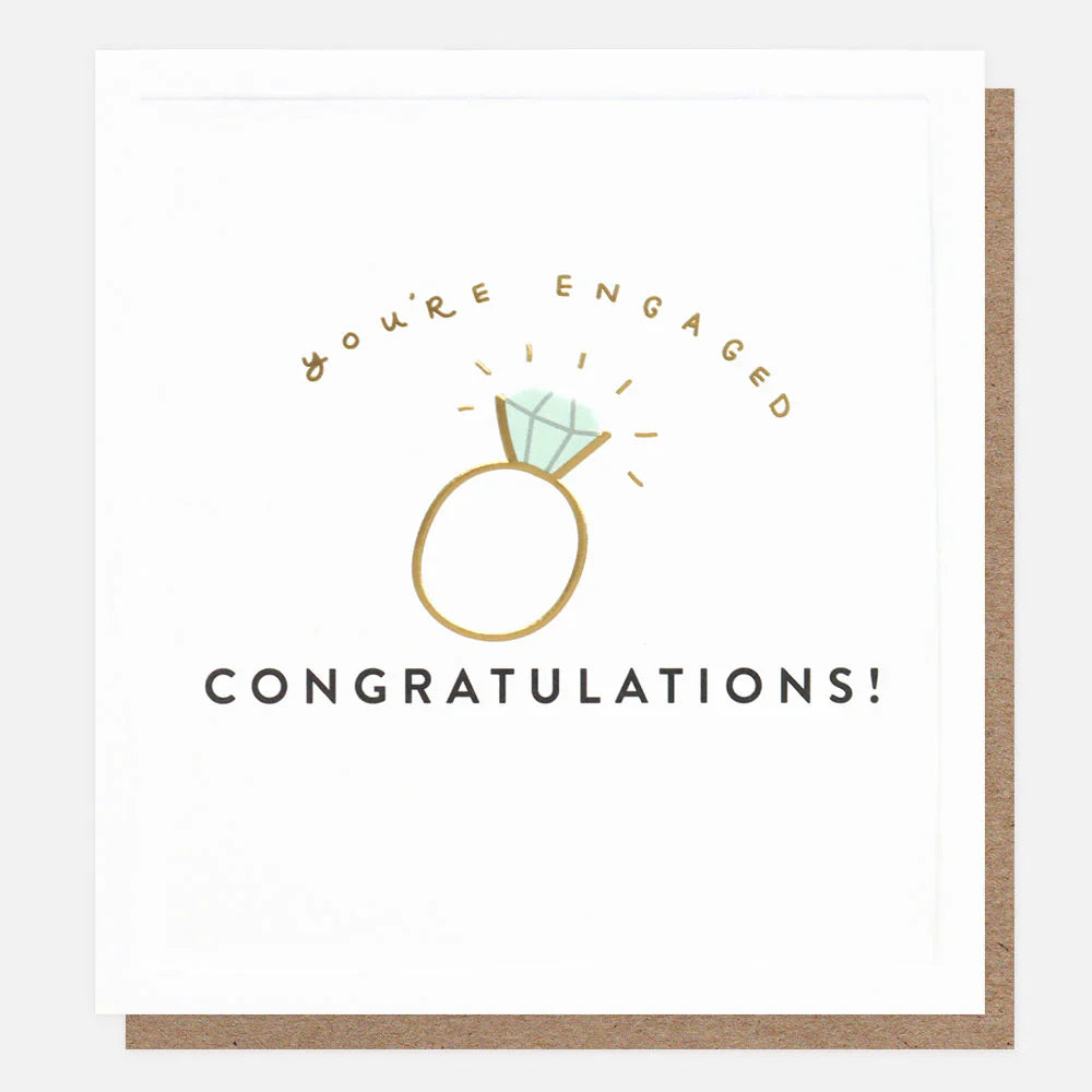Fabulous Gifts Caroline Gardner You're Engaged Card by Weirs of Baggot Street