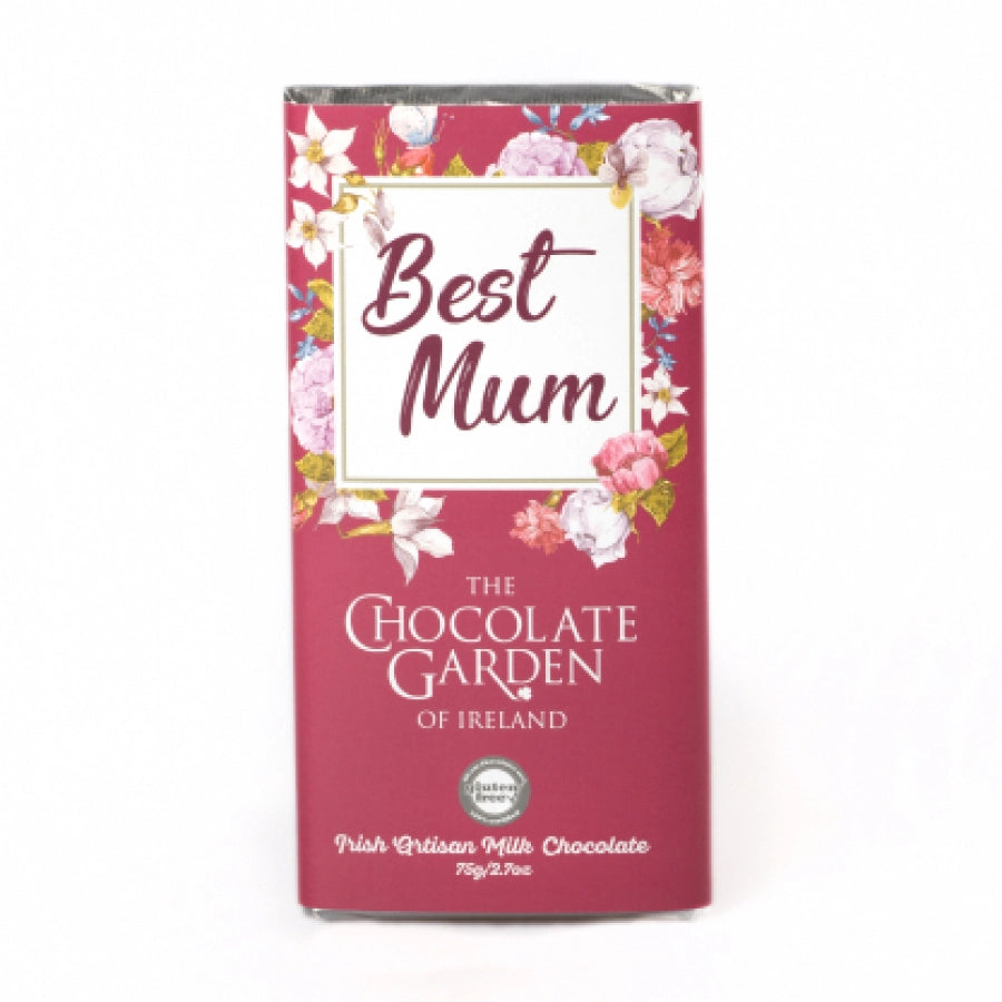 Fabulous Gifts Chocolate Garden Best Mum Chocolate Bar 75g by Weirs of Baggot Street