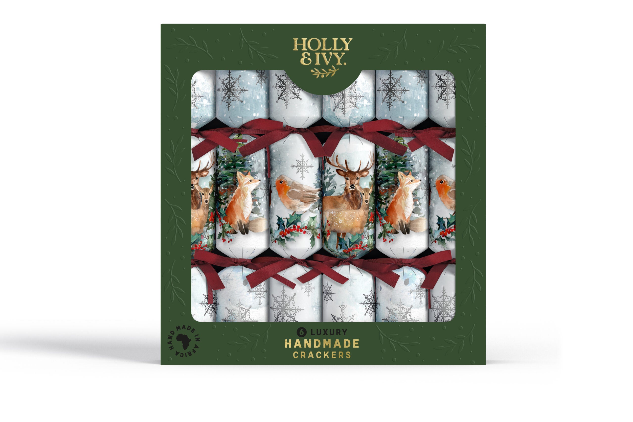 Fabulous Gifts Christmas Crackers Holly & Ivy Luxury Crackers Winter Wonderland by Weirs of Baggot Street
