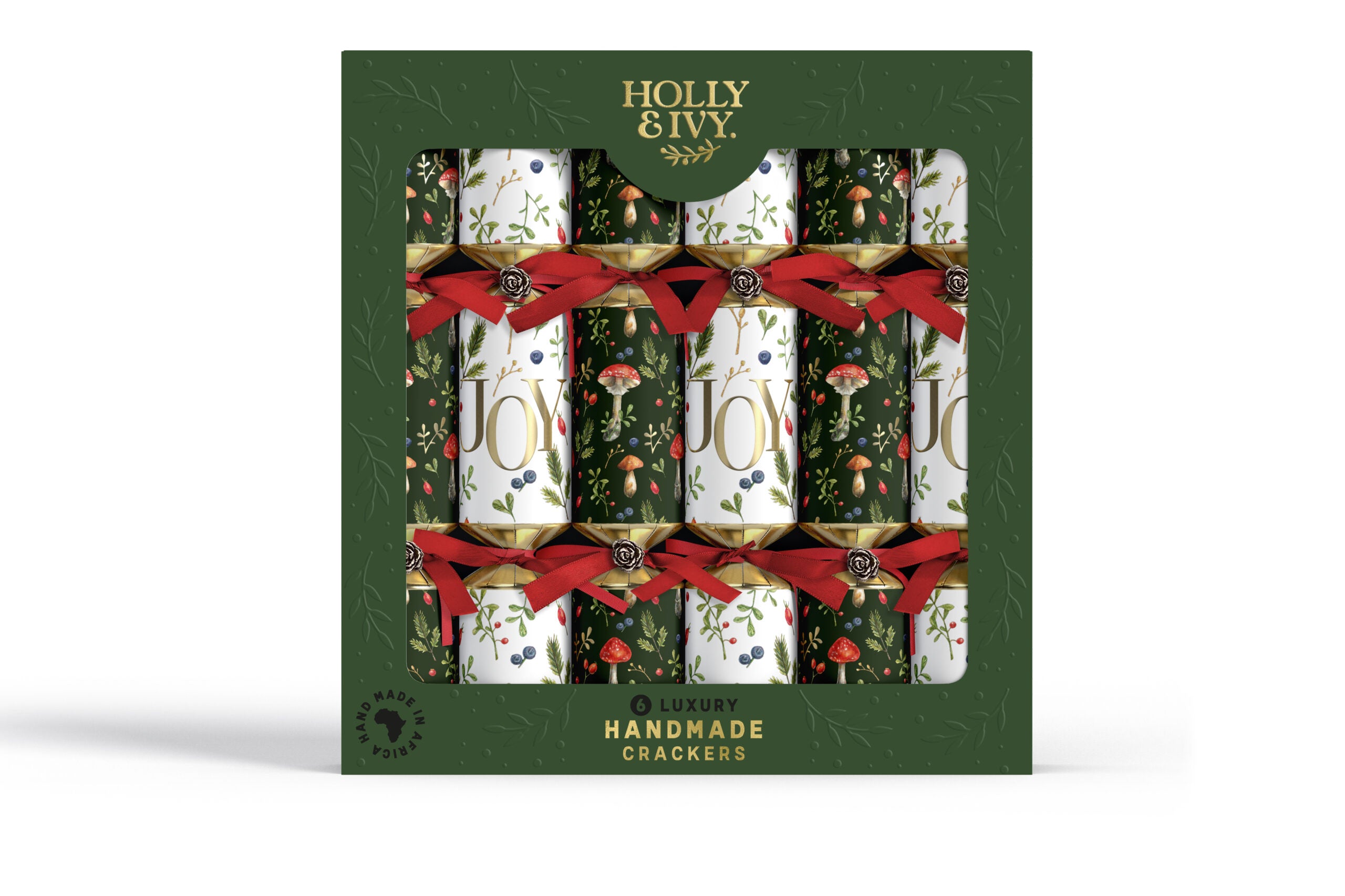 Fabulous Gifts Christmas Crackers Holly & Ivy Luxury Crackers Woodland Joy by Weirs of Baggot Street