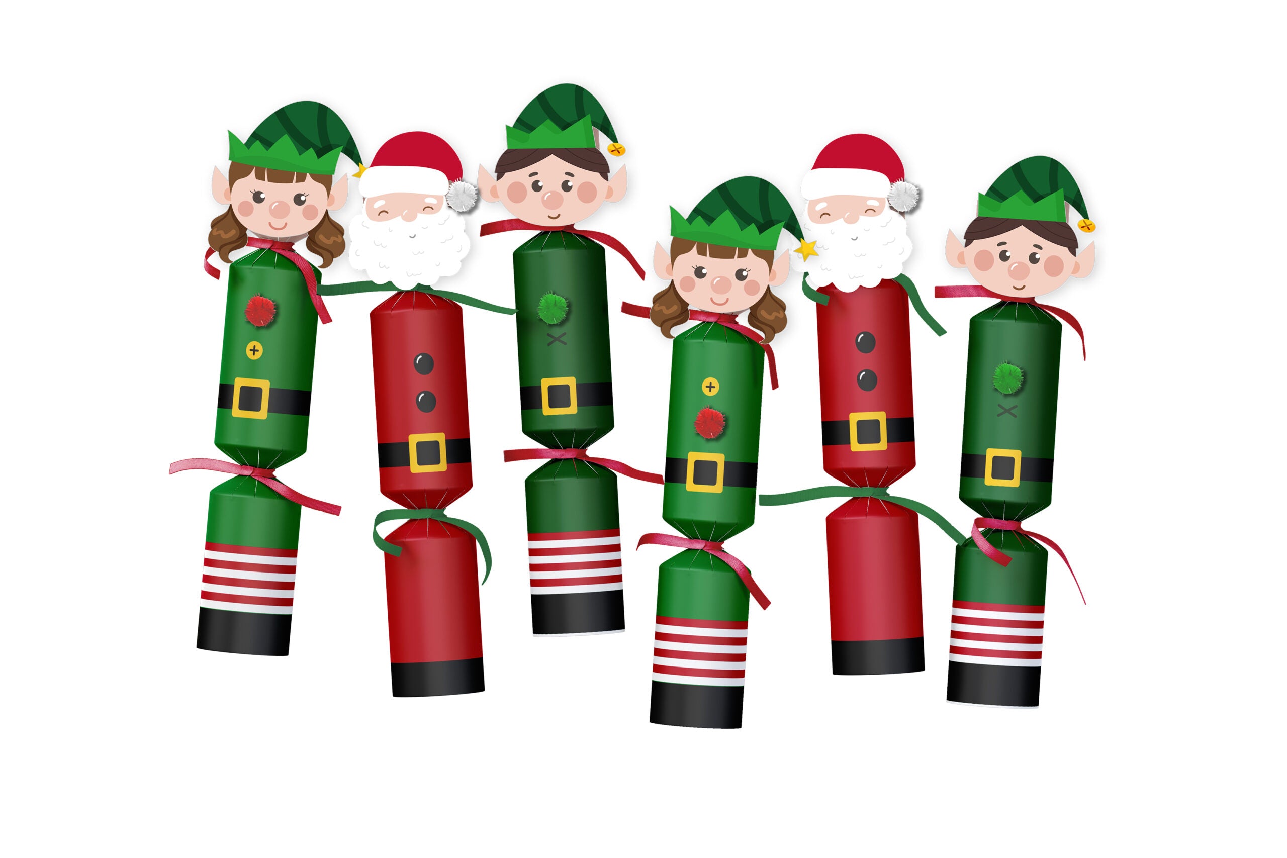 Fabulous Gifts Christmas Crackers Holly & Ivy Make Your Own Crackers by Weirs of Baggot Street