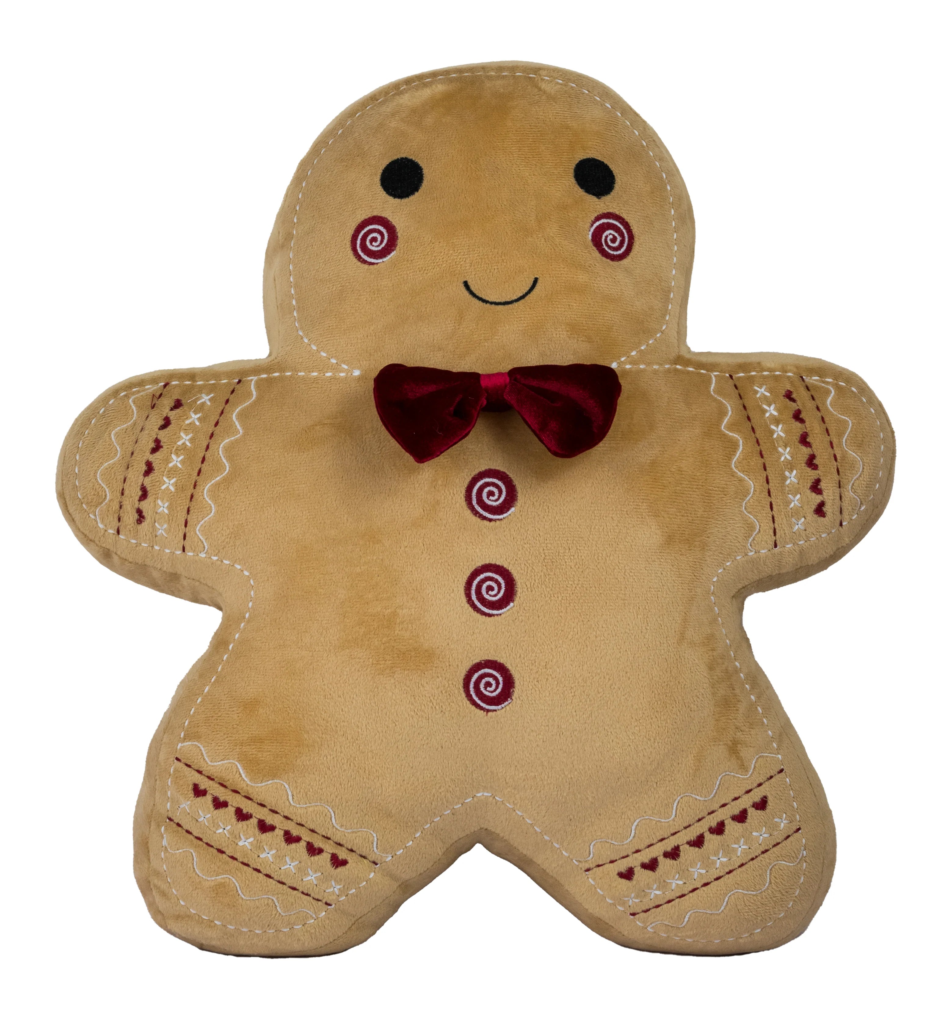 Fabulous Gifts Christmas Gingerbread Man Cushion Medium by Weirs of Baggot Street