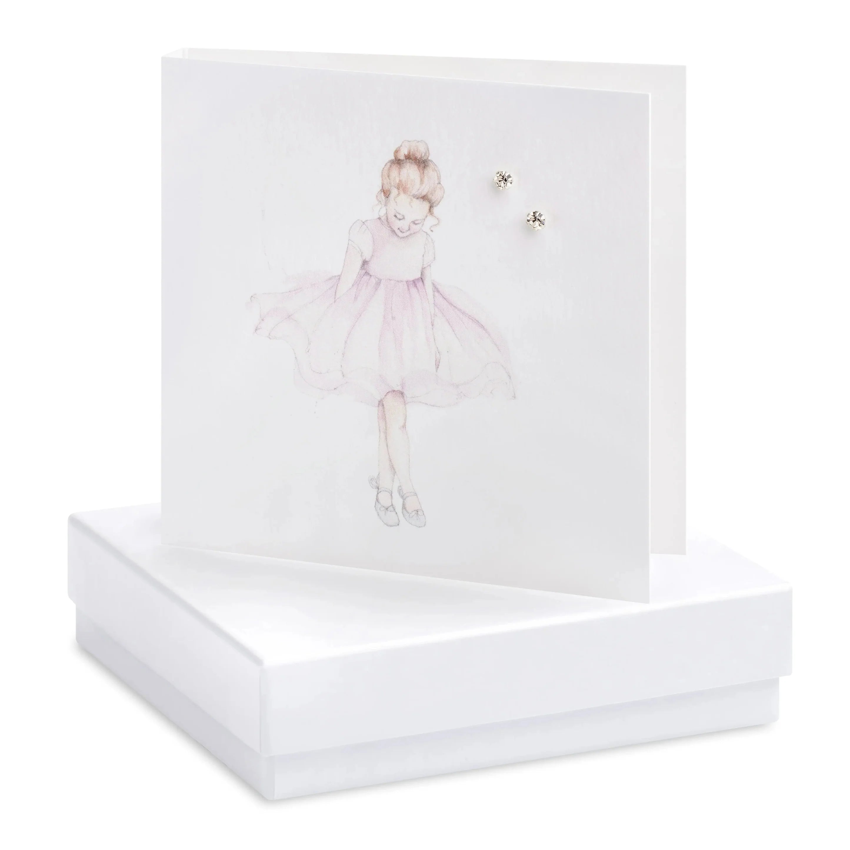Fabulous Gifts Crumble & Core Box Ballerina Earring Card by Weirs of Baggot Street