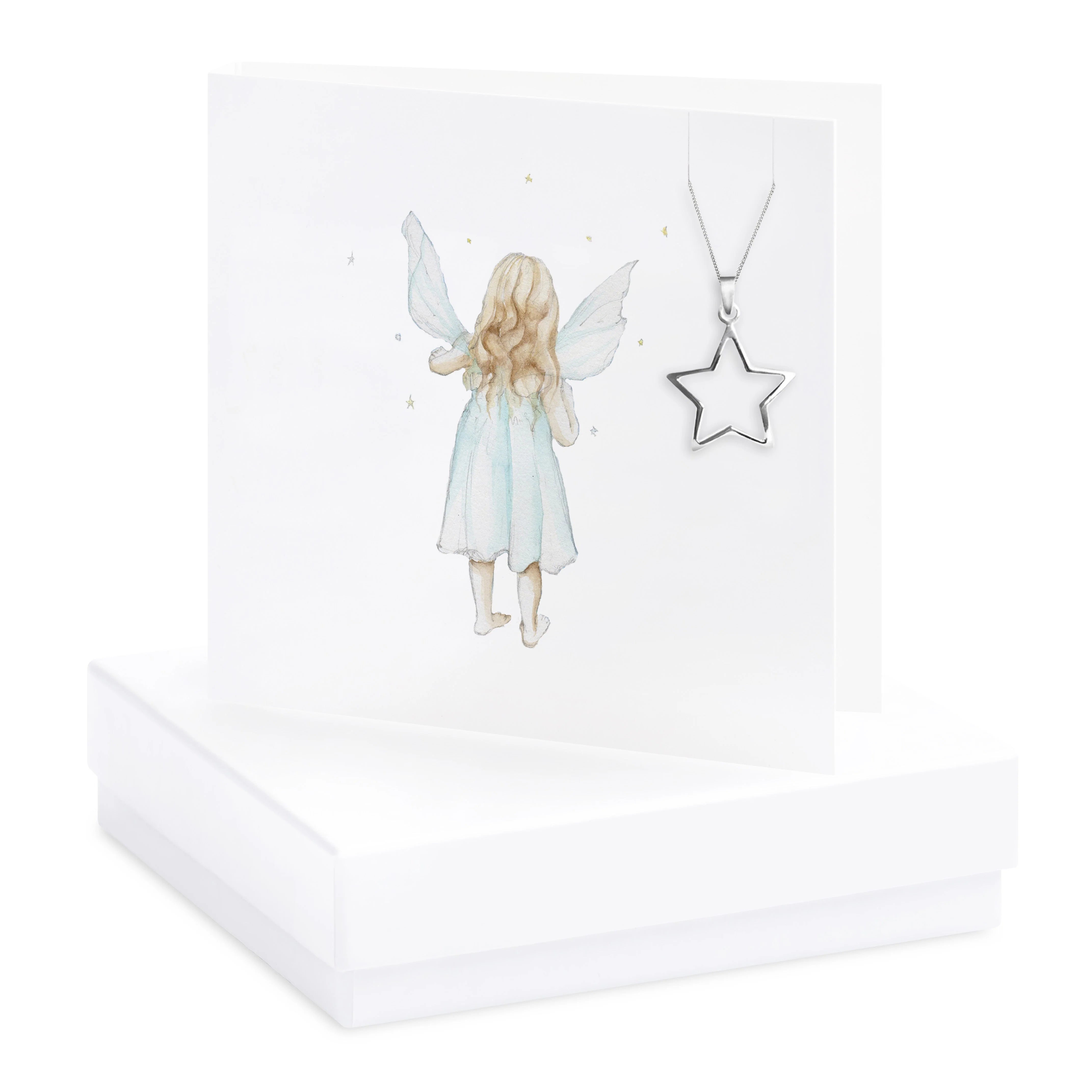 Fabulous Gifts Crumble & Core Box Fairy Necklace Card by Weirs of Baggot Street