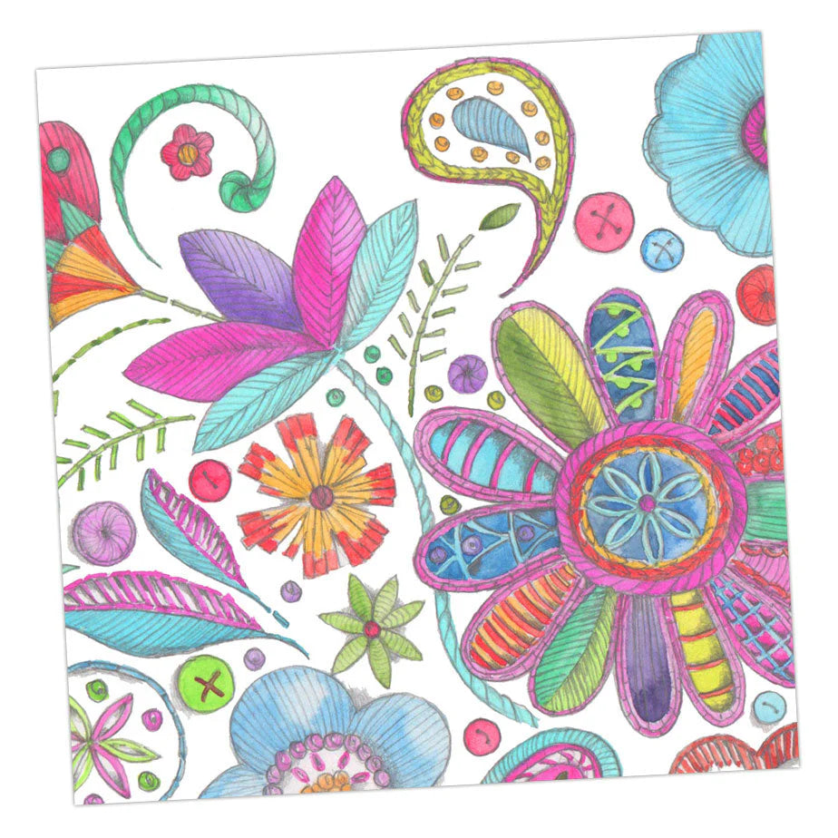 Fabulous Gifts Crumble & Core Embroidered Card by Weirs of Baggot Street