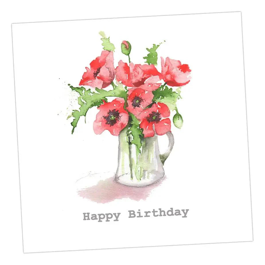 Fabulous Gifts Crumble & Core Poppy Birthday Card by Weirs of Baggot Street
