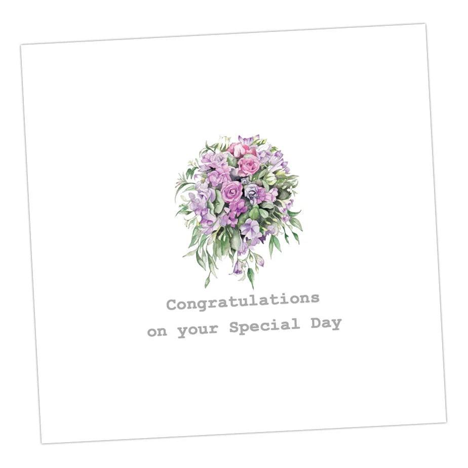 Fabulous Gifts Crumble & Core Wedding Bouquet Card by Weirs of Baggot Street