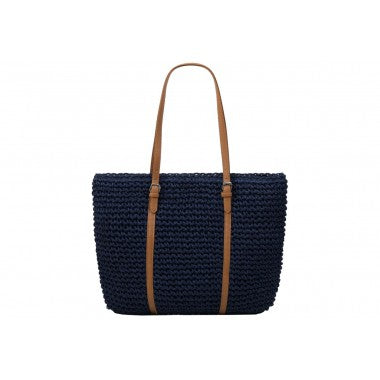 Fabulous Gifts Equilibrium Jewellery Woven Tote Bag Navy by Weirs of Baggot Street