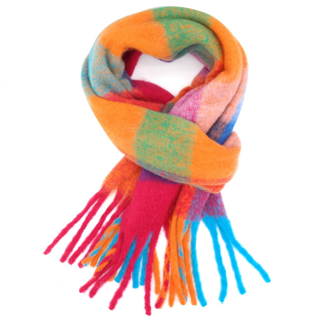 Fabulous Gifts Fashion Tartan Scarf Multi by Weirs of Baggot Street
