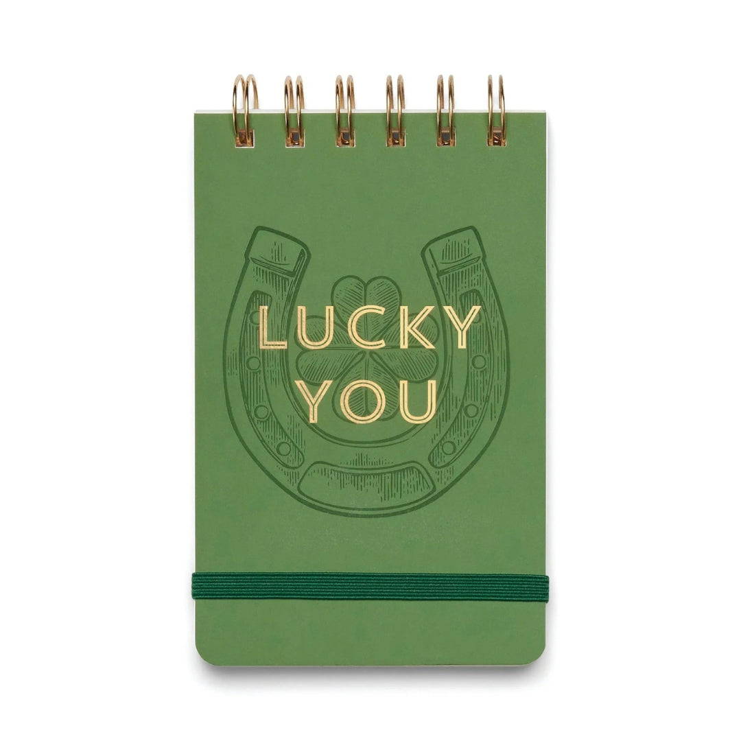 Fabulous Gifts Gentlemens Hardware Vintage Sass Twin Wire Notepad - Lucky You by Weirs of Baggot Street