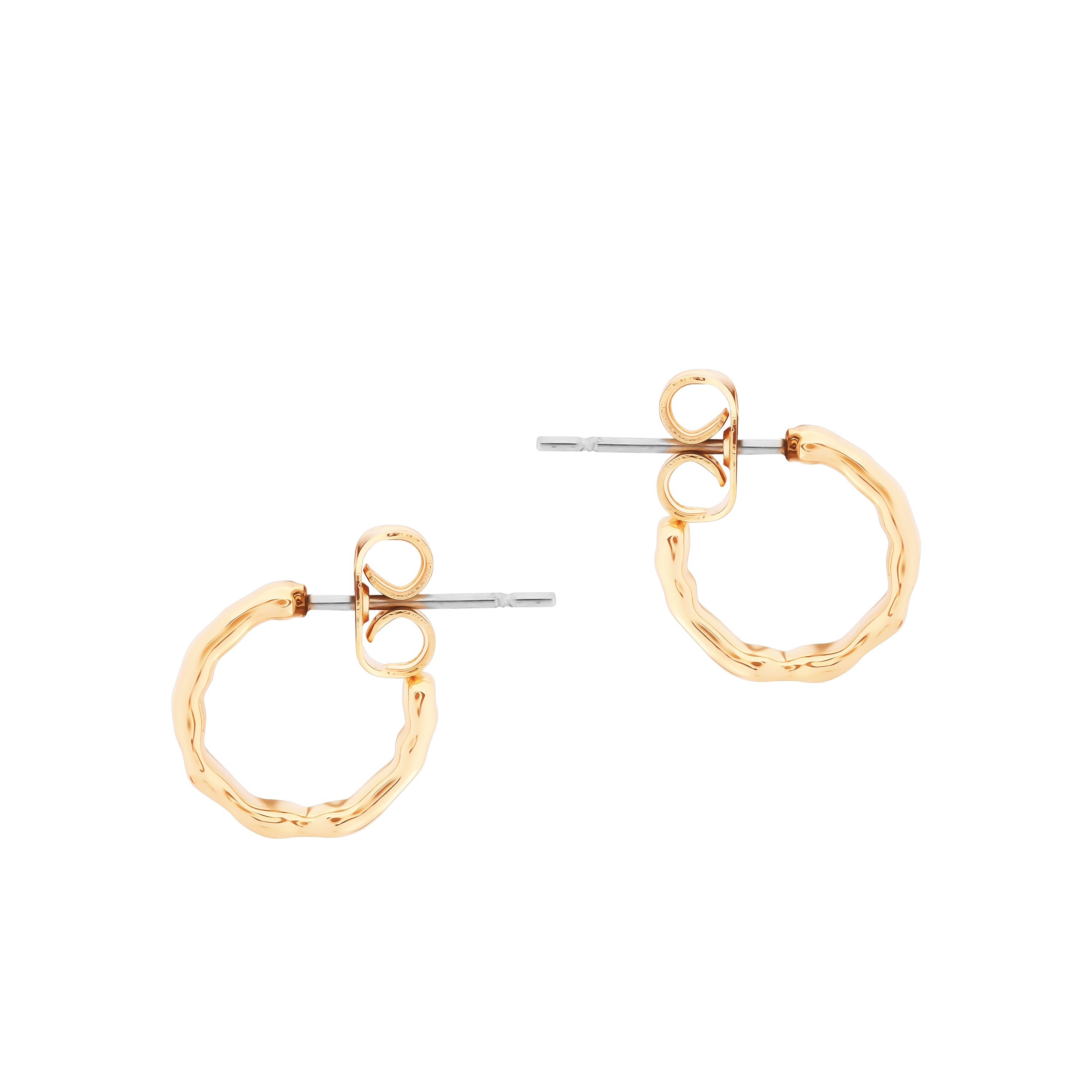 Fabulous Gifts Tipperary Crystal Mini Hoop Earring Gold by Weirs of Baggot Street
