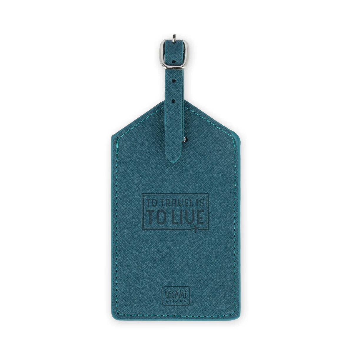 Fabulous Gifts Travel Accessories Legami Luggage Tag Petrol Blue by Weirs of Baggot Street