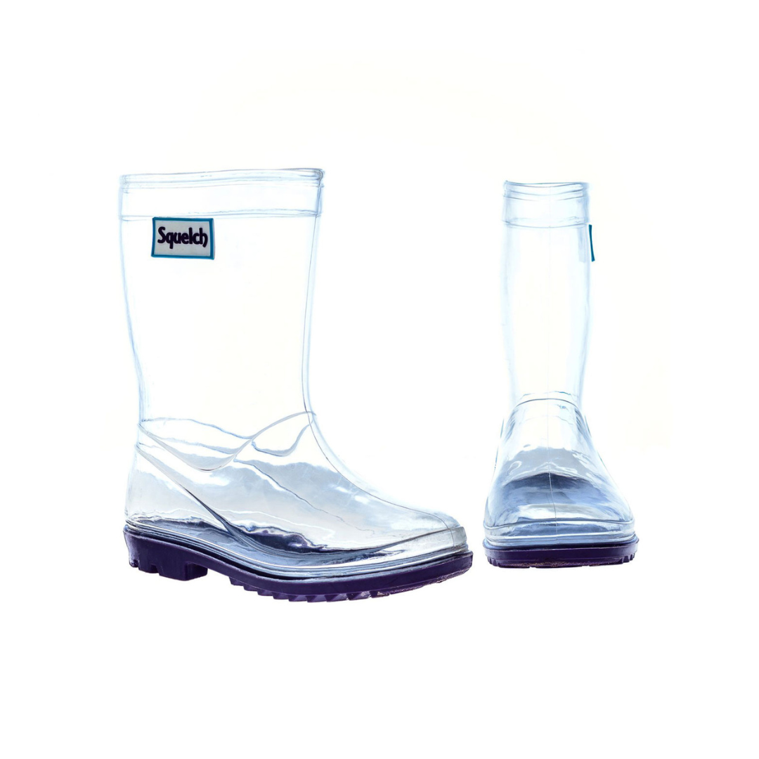 Fabulous Gifts Squelch Minis Clear Wellies Size 29 EU by Weirs of Baggot Street