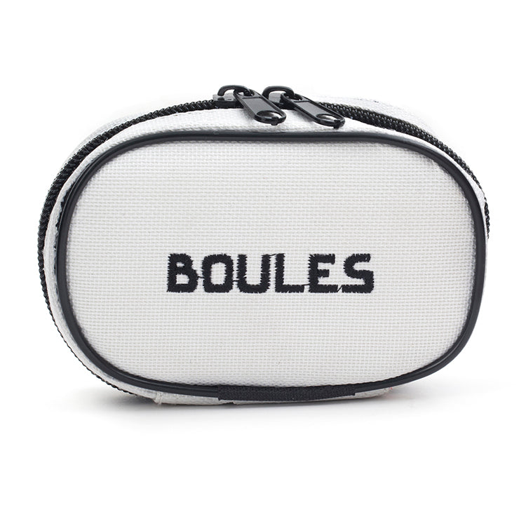 Zipped carrying case for the Kikkerland Small Boules Set