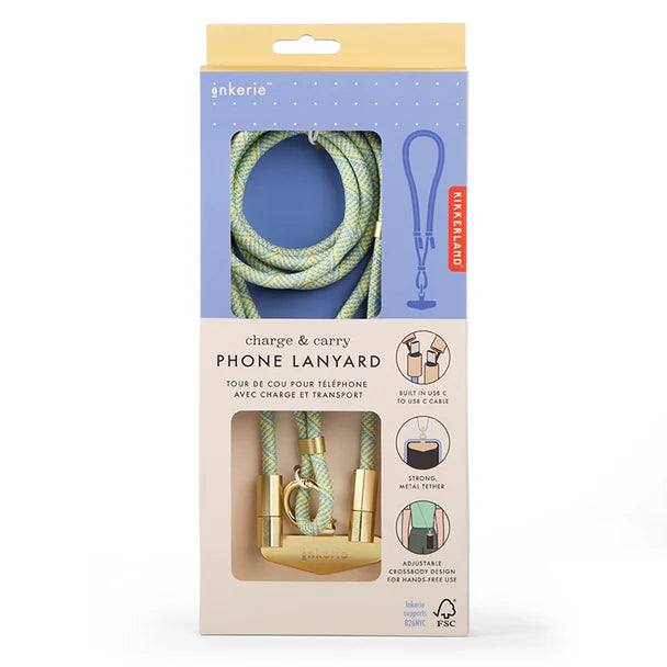 Kikkerland Charge & Carry Phone Lanyard