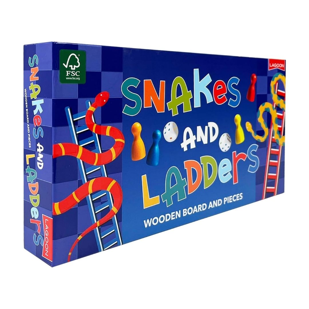 Kids Games | Wooden Snakes and Ladders by Weirs of Baggot Street