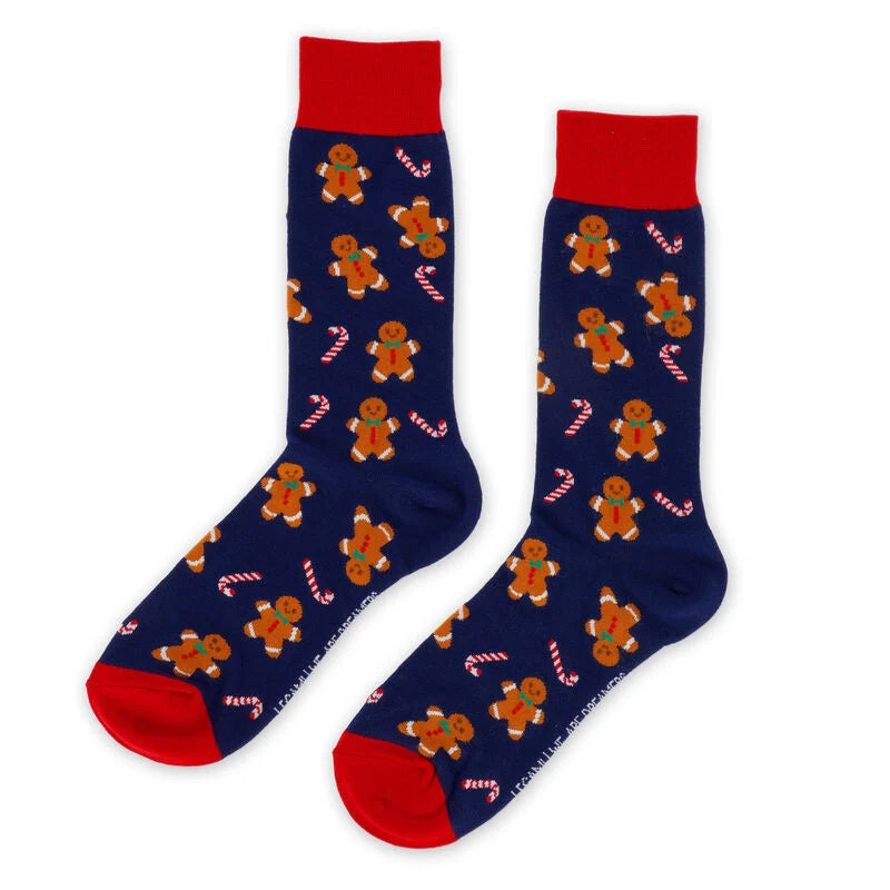 Legami Christmas Socks Kids Gingerbread by Weirs of Baggot Street