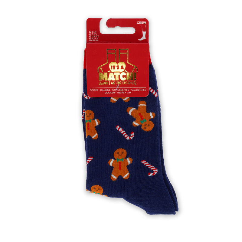 Legami Christmas Socks Men Gingerbread by Weirs of Baggot Street