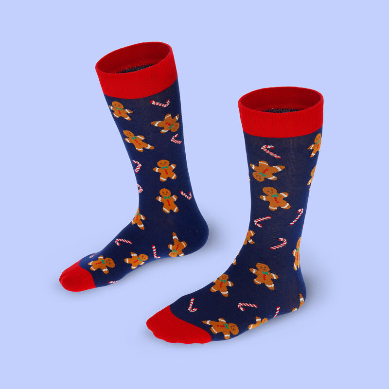 Legami Christmas Socks Men Gingerbread by Weirs of Baggot Street