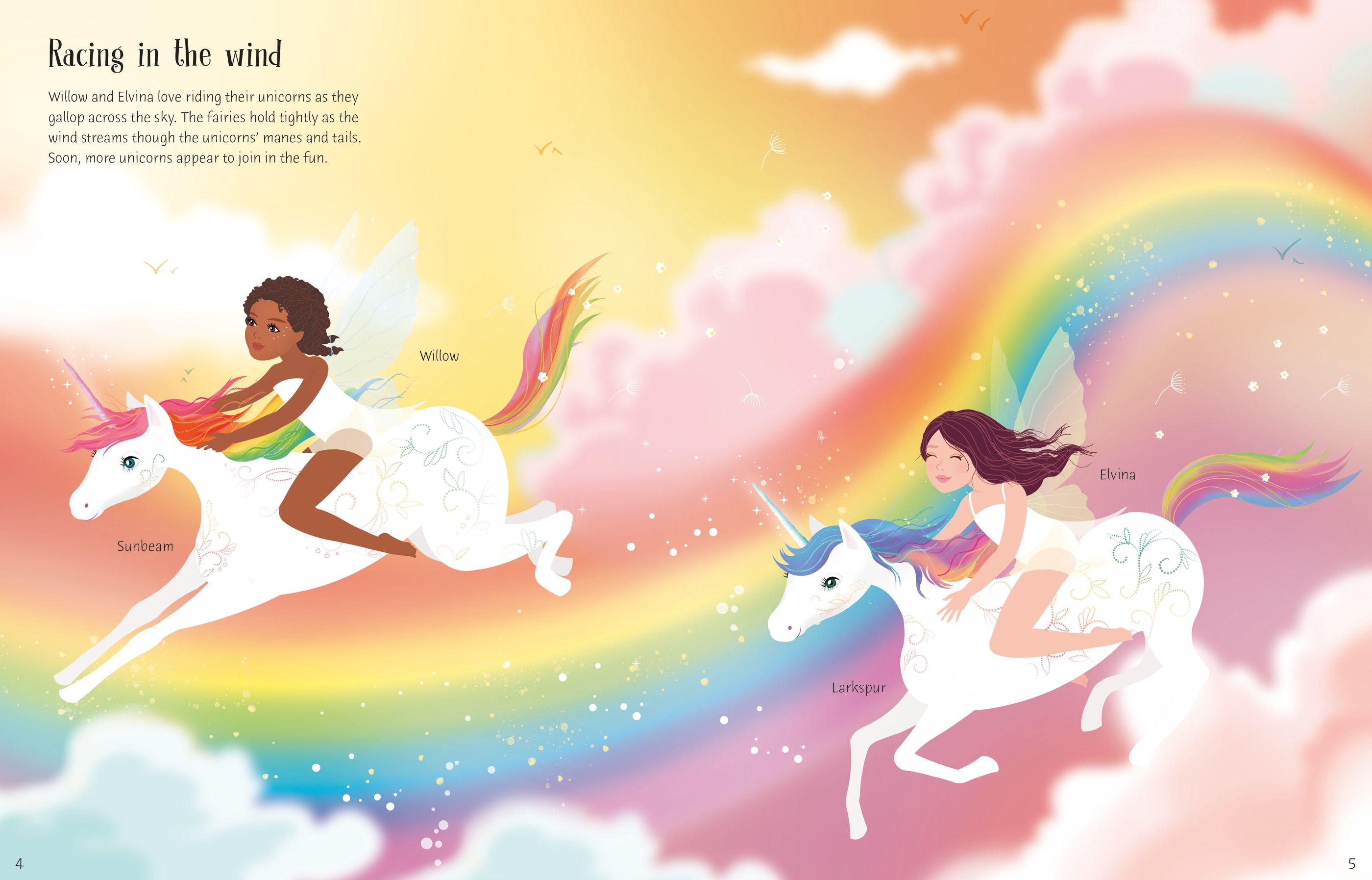 Little Bookworms | Usborne Sticker Dolly Dressing Rainbow Unicorn by Weirs of Baggot Street