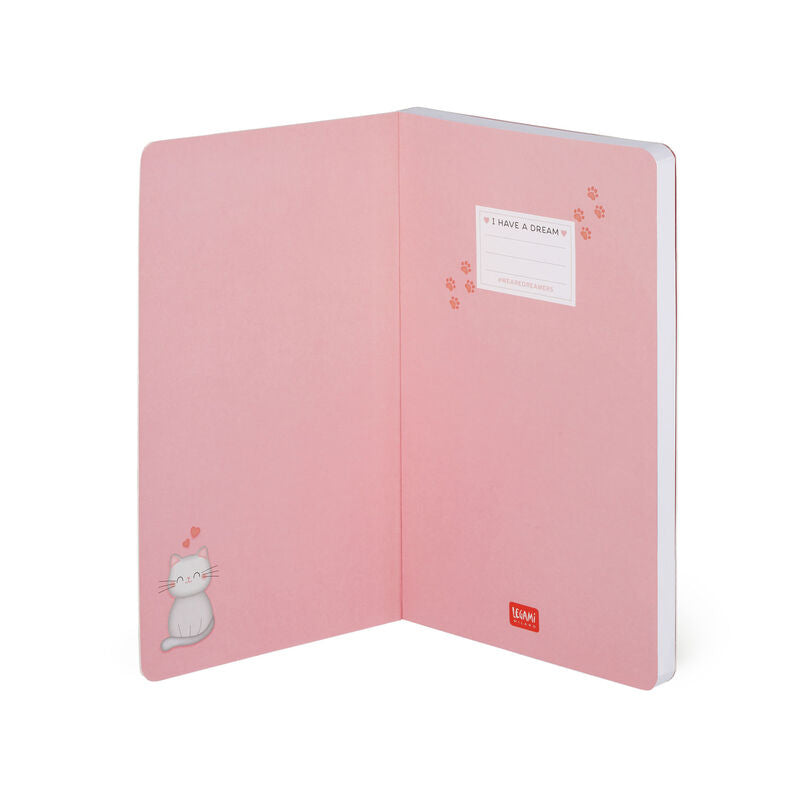 Notebooks - Legami Photo Notebook Medium Lined - Kitty by Weirs of Baggot Street