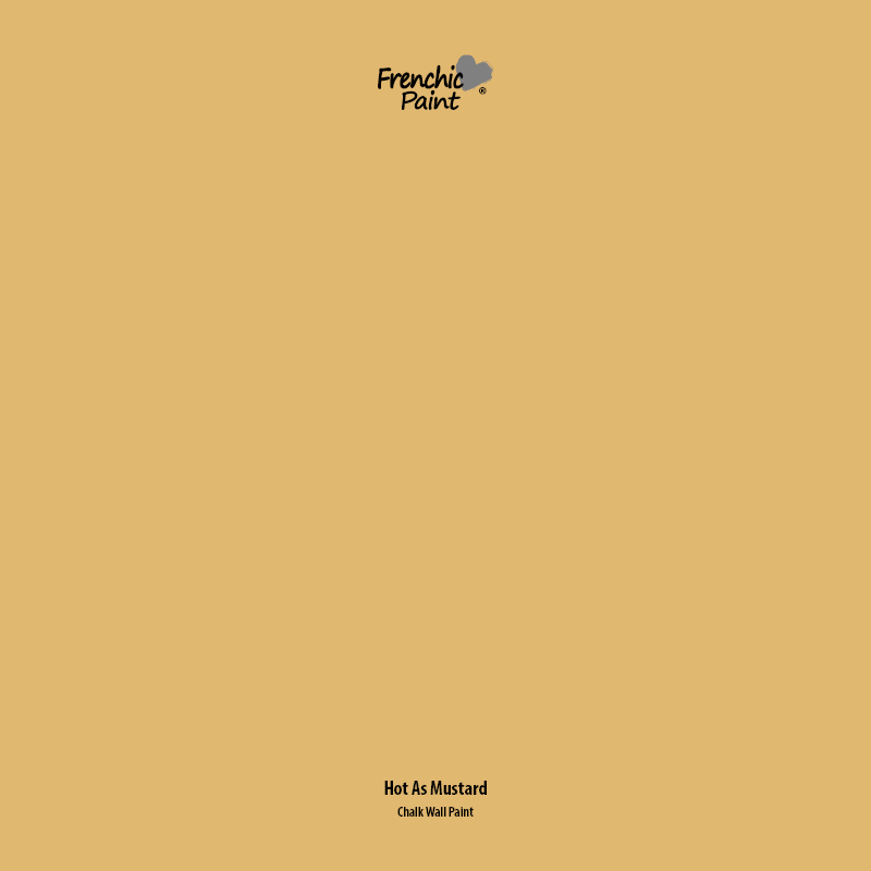 Hot As Mustard - Peel and Stick Paint Sample