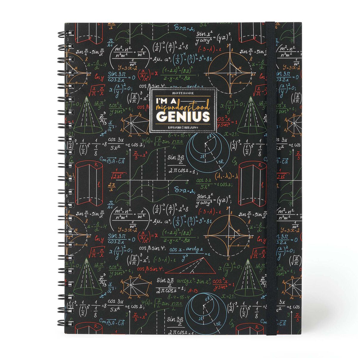Stationery Legami A4 3-In-1 Spiral Notebook Genius by Weirs of Baggot Street